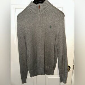 Ralph Lauren Heather Gray Knit Sweater